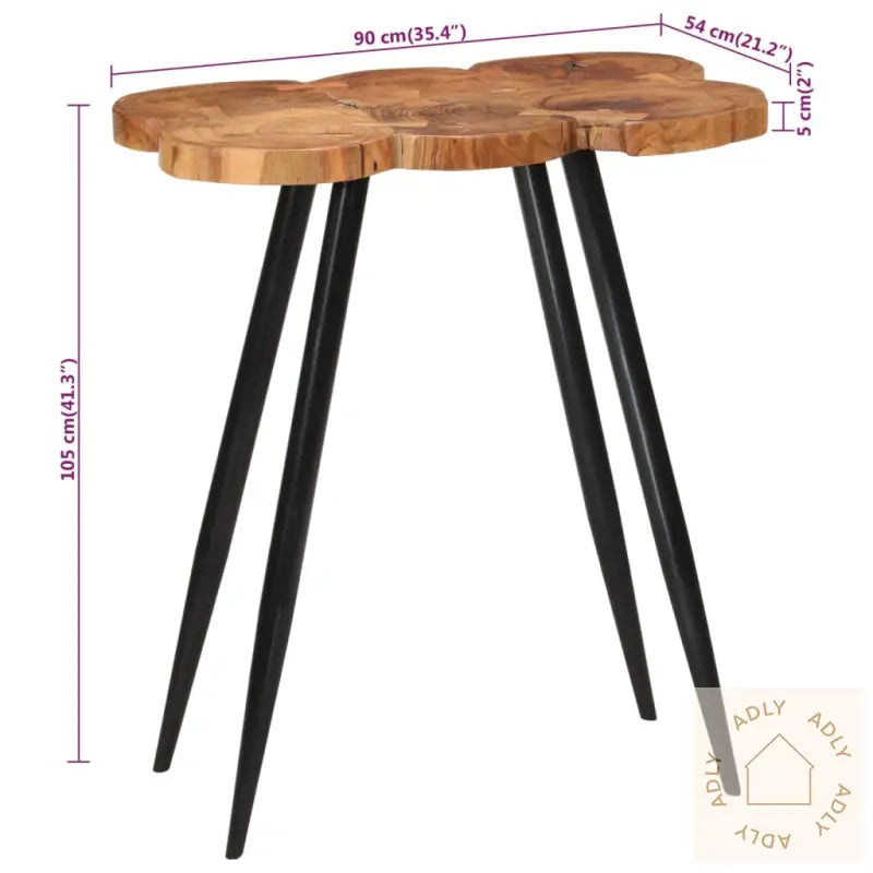 Barbord Tømmer 90X54X105 Cm Heltre Akasie