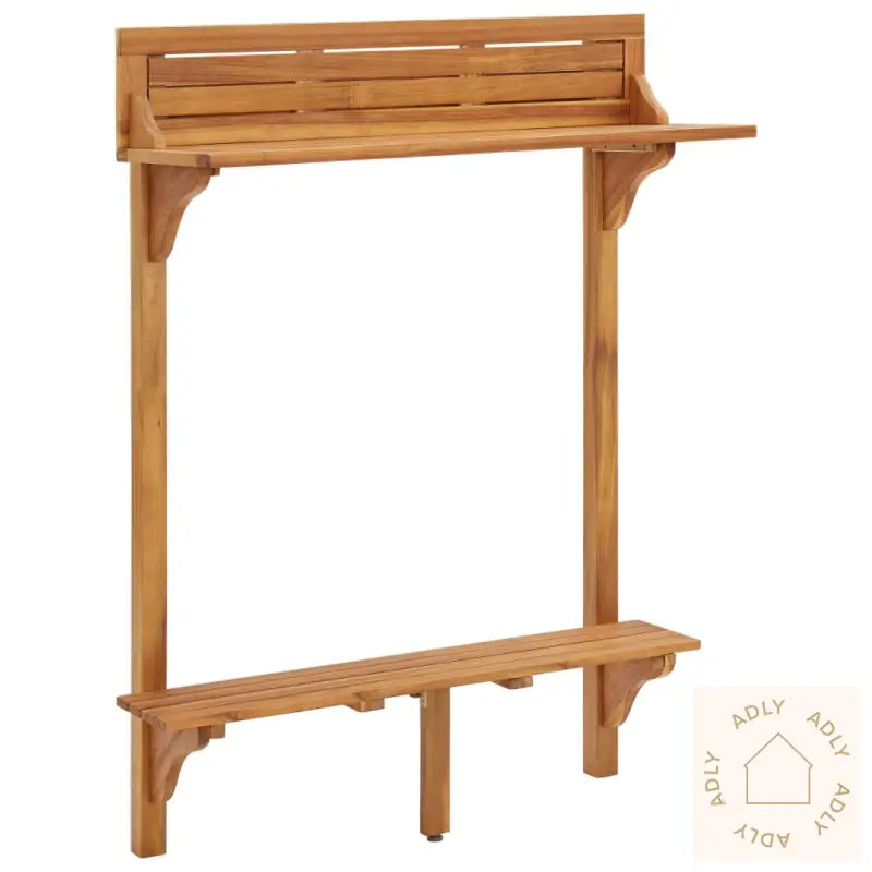 Barbord For Balkong 90X37X122,5 Cm Heltre Akasie