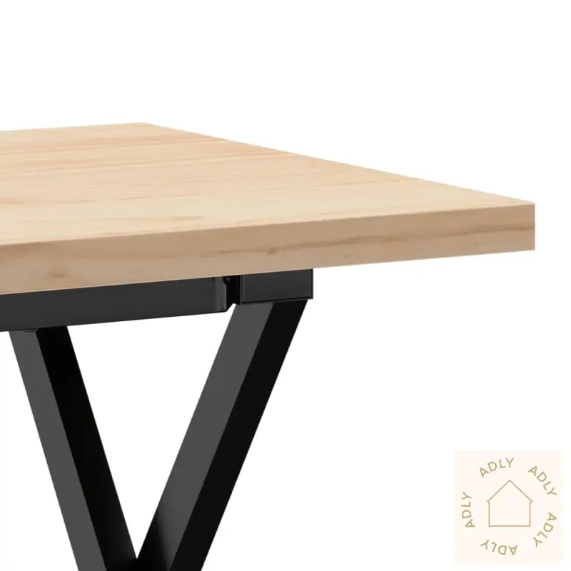 Salongbord X-Ramme 100X50X45,5 Cm Heltre Furu Og Stål