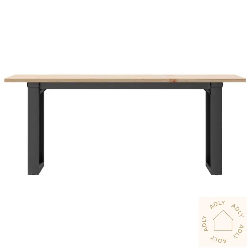 Salongbord O-Ramme 110X40X45 Cm Heltre Furu Og Stål