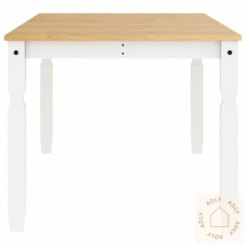 Spisebord Corona Hvit 180X90X75 Cm Heltre Furu
