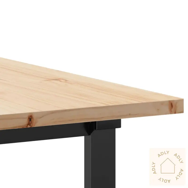 Spisebord O-Ramme 180X90X75,5 Cm Heltre Furu Og Stål
