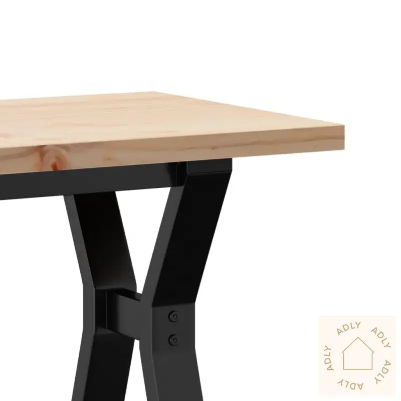 Salongbord Y-Ramme 110X40X45,5 Cm Heltre Furu Og Stål