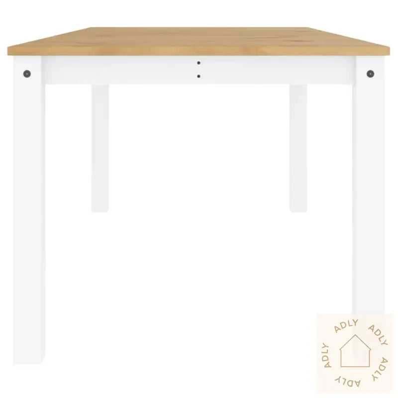 Spisebord Panama Hvit 180X90X75 Cm Heltre Furu