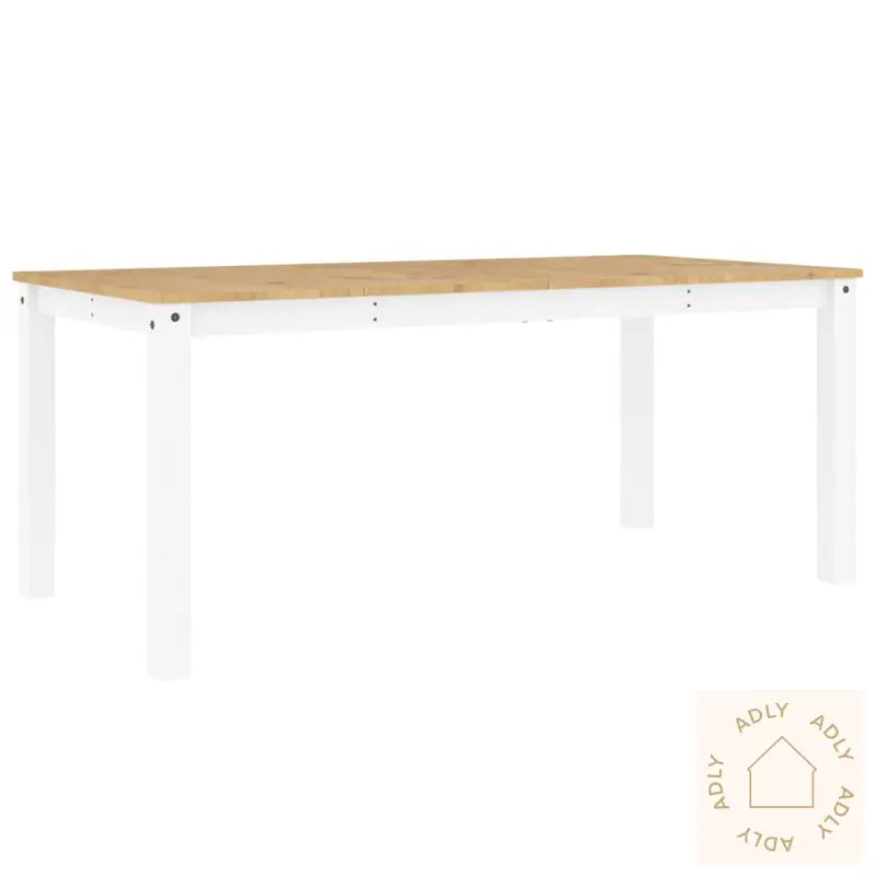 Spisebord Panama Hvit 180X90X75 Cm Heltre Furu