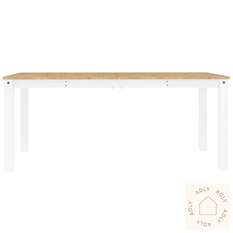 Spisebord Panama Hvit 180X90X75 Cm Heltre Furu