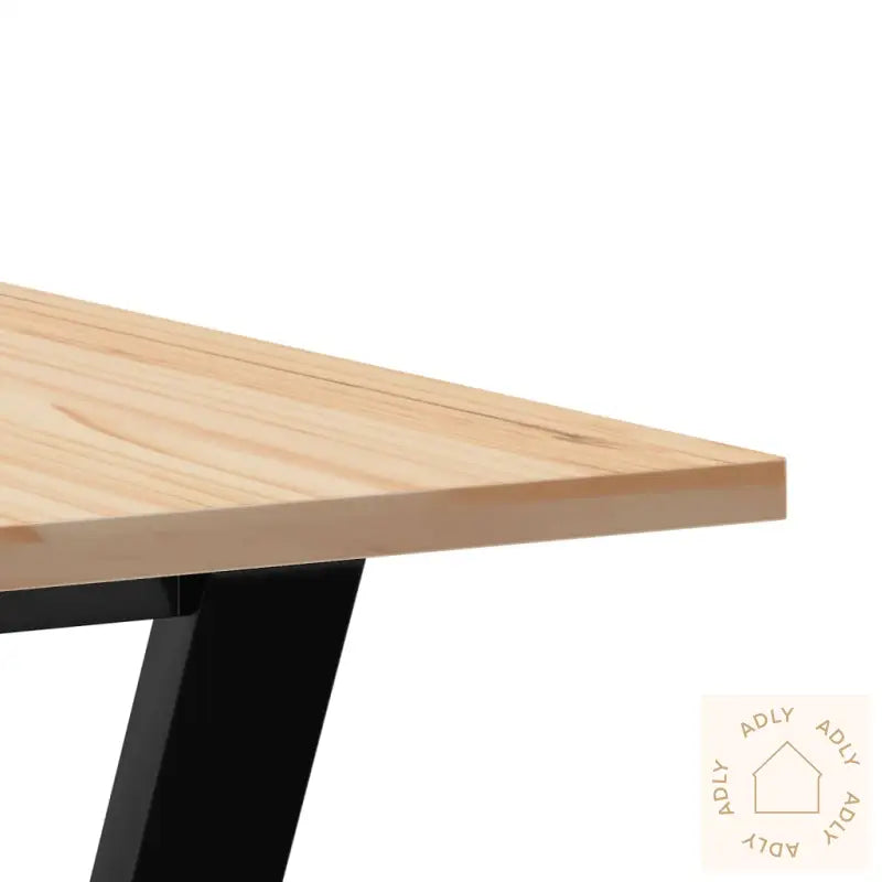 Spisebord Y-Ramme 70X70X75 Cm Heltre Furu Og Stål