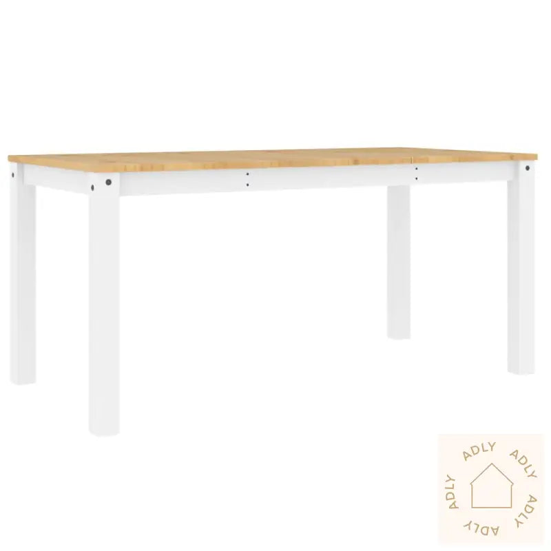 Spisebord Panama Hvit 160X80X75 Cm Heltre Furu