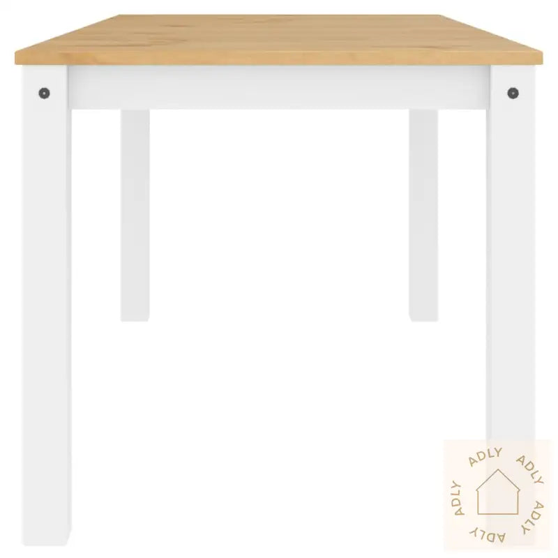 Spisebord Panama Hvit 160X80X75 Cm Heltre Furu