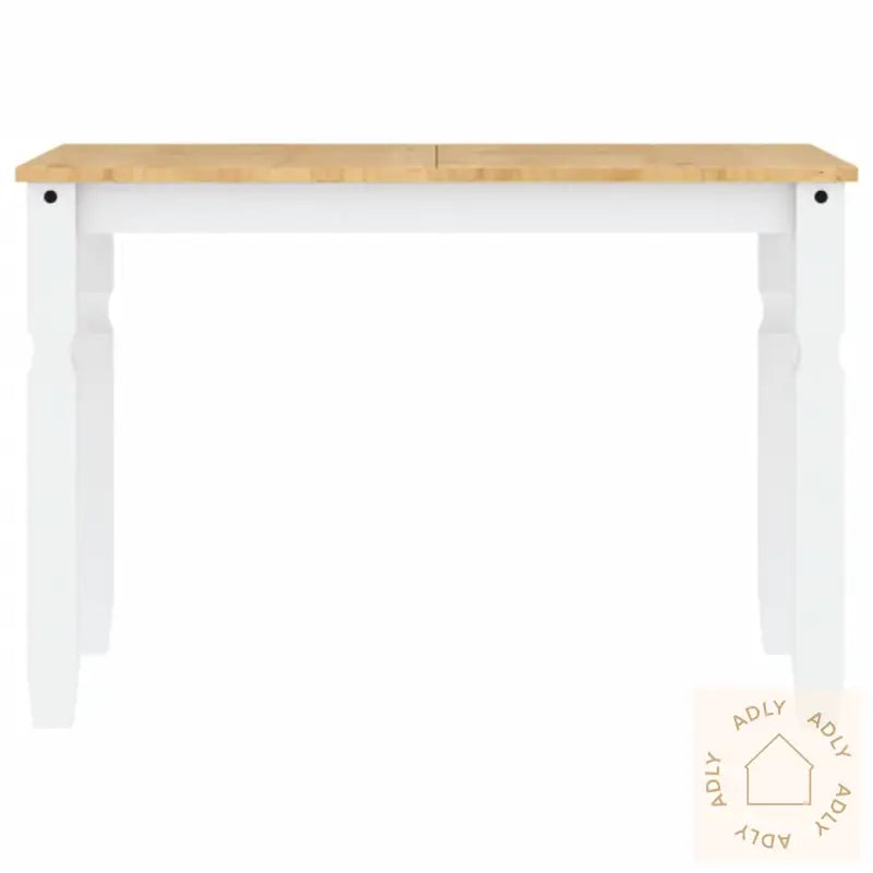 Spisebord Corona Hvit 112X60X75 Cm Heltre Furu