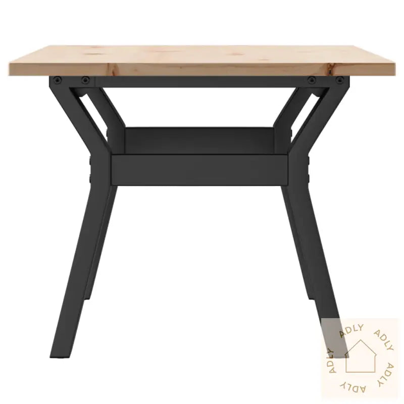 Salongbord Y-Ramme 80X50X40 Cm Heltre Furu Og Stål
