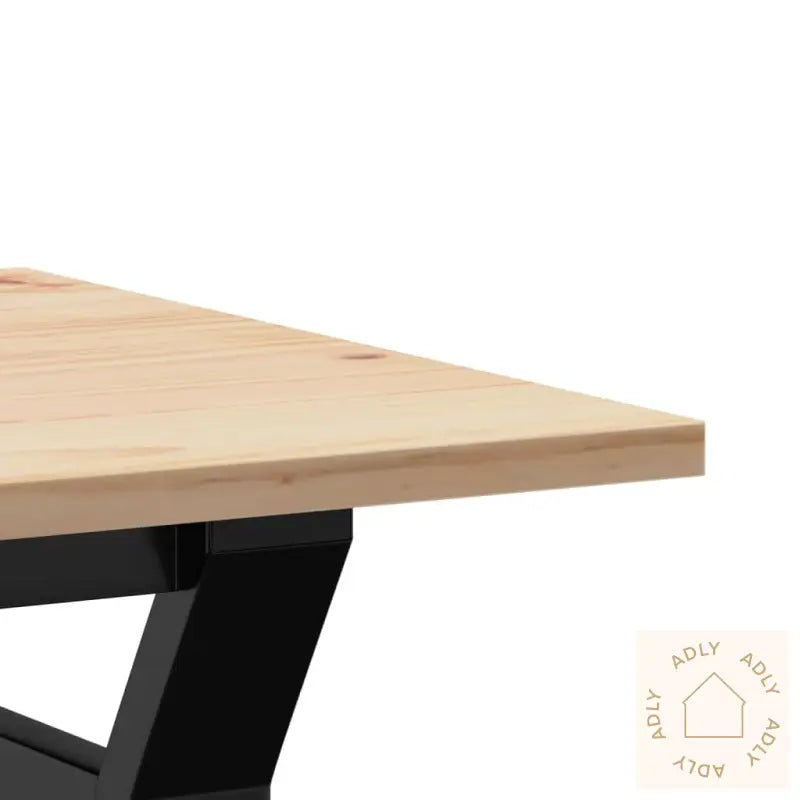 Salongbord Y-Ramme 80X50X40 Cm Heltre Furu Og Stål