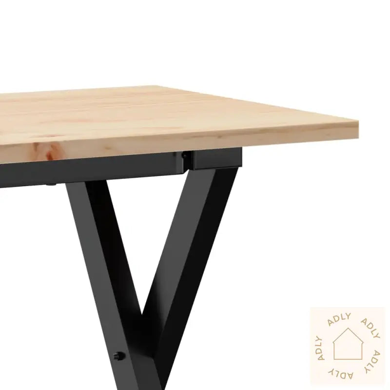 Salongbord X-Ramme 110X40X45 Cm Heltre Furu Og Stål