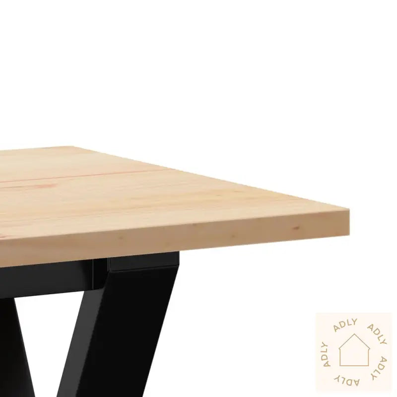 Salongbord Y-Ramme 110X40X45 Cm Heltre Furu Og Stål