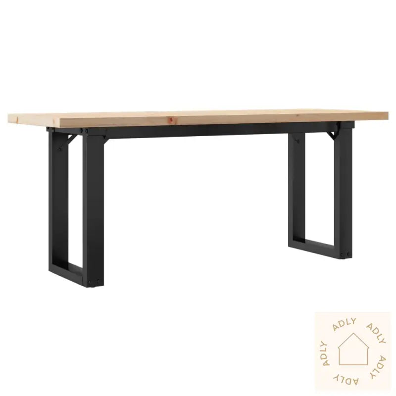 Salongbord O-Ramme 110X40X45,5 Cm Heltre Furu Og Stål