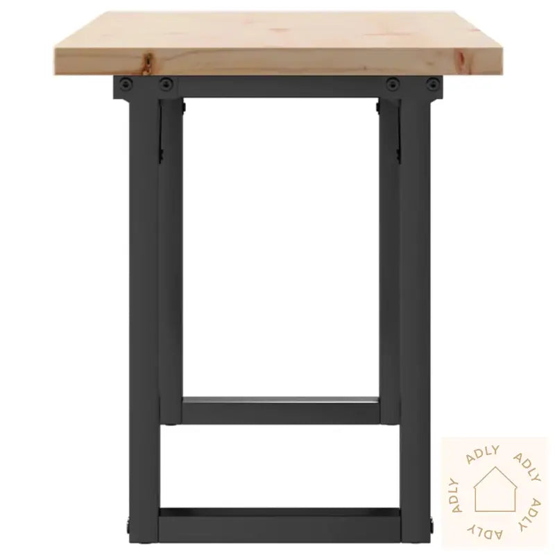 Salongbord O-Ramme 110X40X45,5 Cm Heltre Furu Og Stål