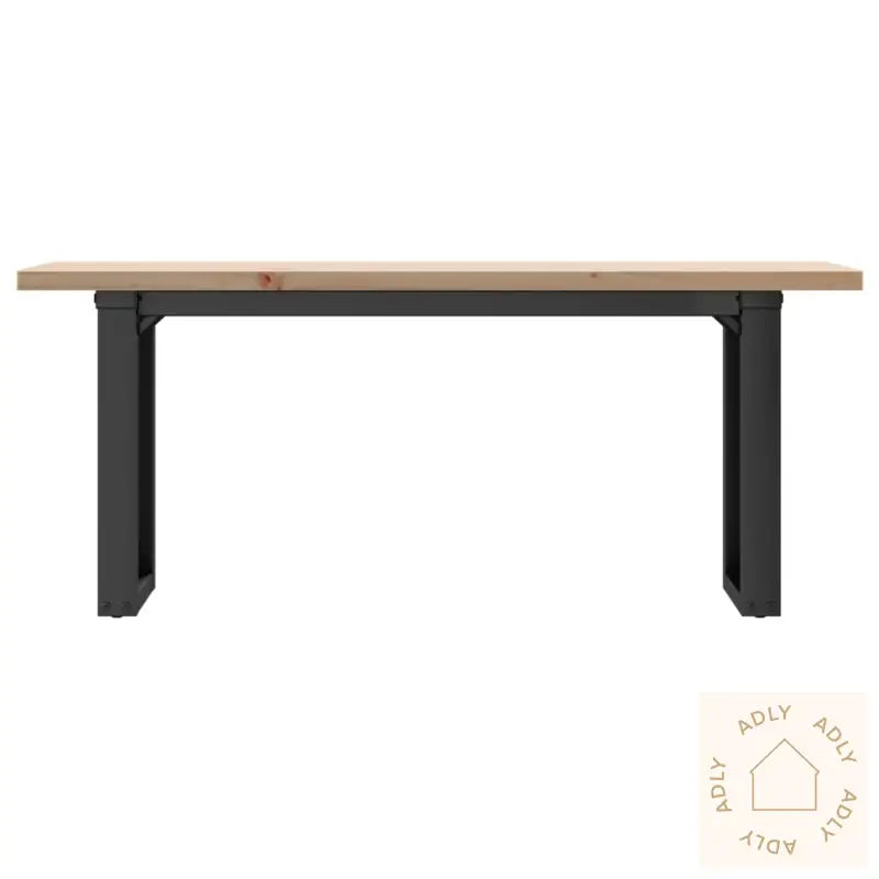 Salongbord O-Ramme 110X40X45,5 Cm Heltre Furu Og Stål