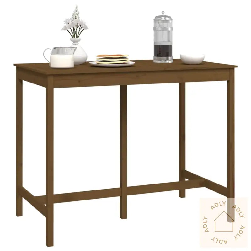 Barbord Honningbrun 140X80X110 Cm Heltre Furu