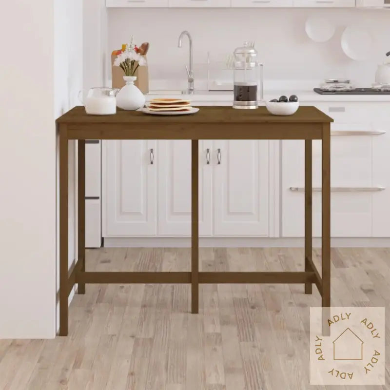 Barbord Honningbrun 140X80X110 Cm Heltre Furu