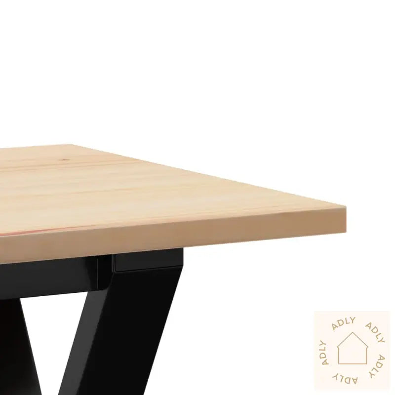 Salongbord Y-Ramme 160X40X45 Cm Heltre Furu Og Stål