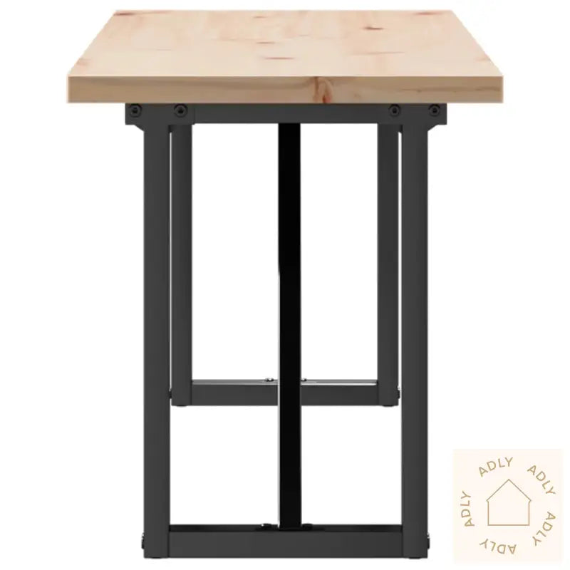 Salongbord O-Ramme 160X40X45,5 Cm Heltre Furu Og Stål