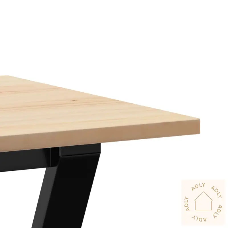 Spisebord Y-Ramme 80X50X75 Cm Heltre Furu Og Stål