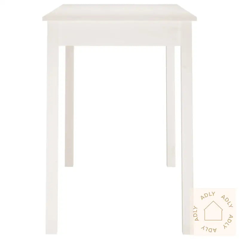 Spisebord Hvit 110X55X75 Cm Heltre Furu