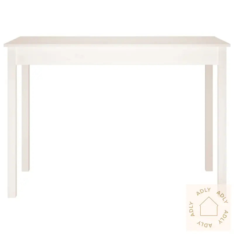 Spisebord Hvit 110X55X75 Cm Heltre Furu