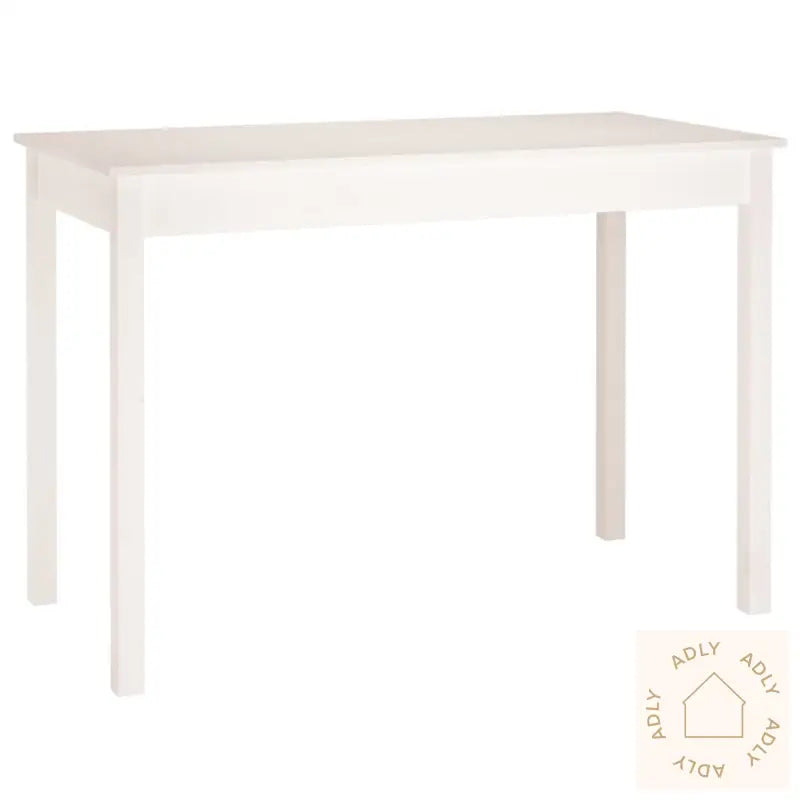 Spisebord Hvit 110X55X75 Cm Heltre Furu