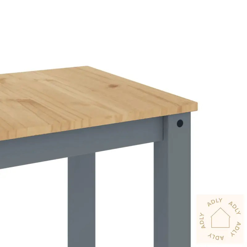 Spisebord Panama Grå 117X60X75 Cm Heltre Furu