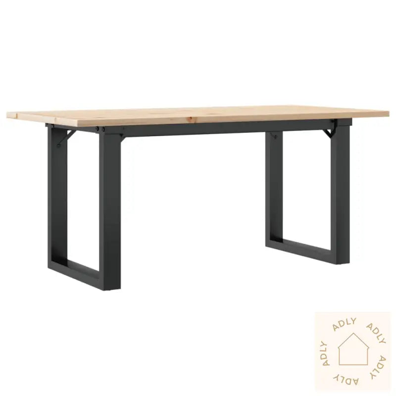 Salongbord O-Ramme 90X40X45 Cm Heltre Furu Og Stål