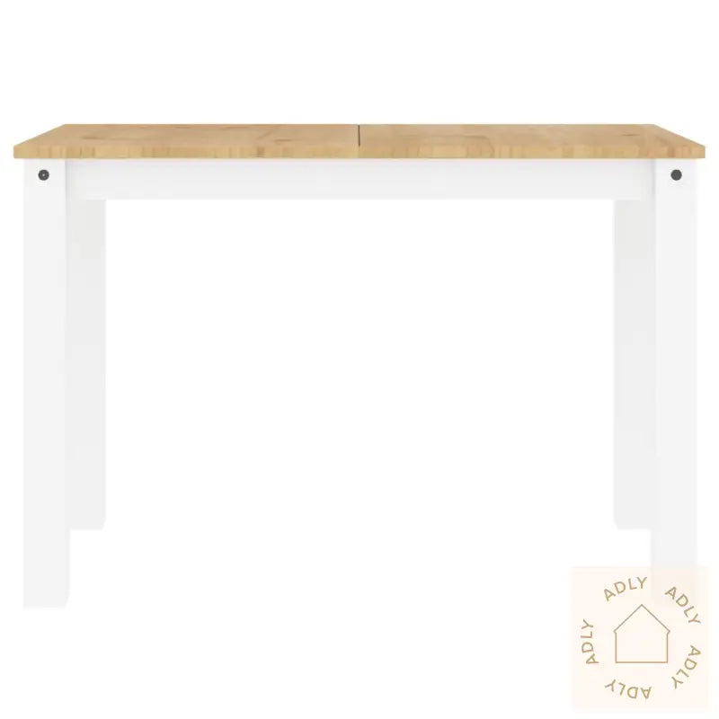 Spisebord Panama Hvit 117X60X75 Cm Heltre Furu