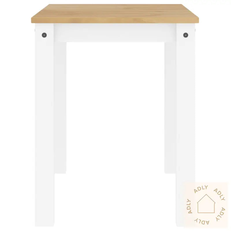 Spisebord Panama Hvit 117X60X75 Cm Heltre Furu