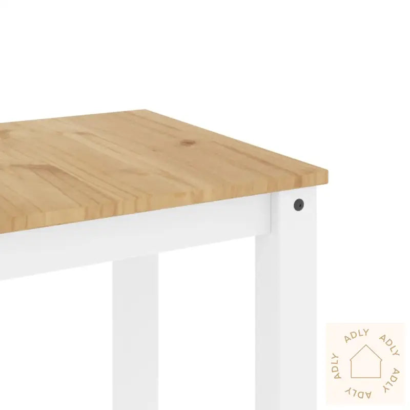 Spisebord Panama Hvit 117X60X75 Cm Heltre Furu