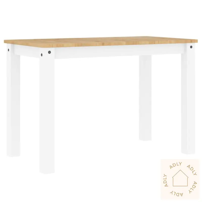 Spisebord Panama Hvit 117X60X75 Cm Heltre Furu