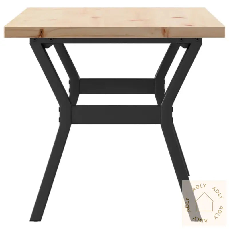 Salongbord Y-Ramme 100X50X45,5 Cm Heltre Furu Og Stål