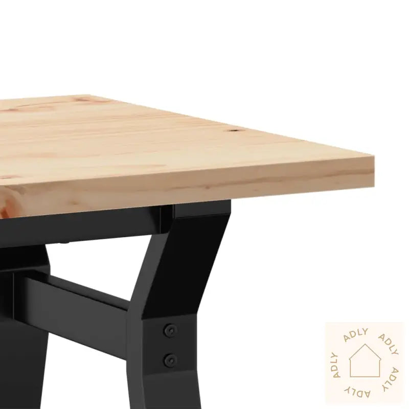 Salongbord Y-Ramme 80X50X40,5 Cm Heltre Furu Og Stål