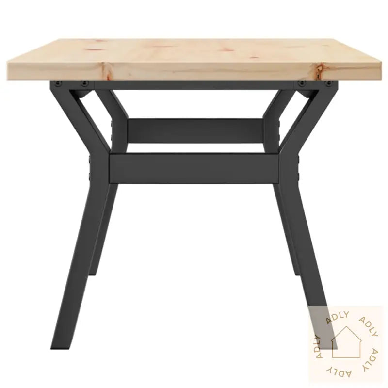 Salongbord Y-Ramme 80X50X40,5 Cm Heltre Furu Og Stål