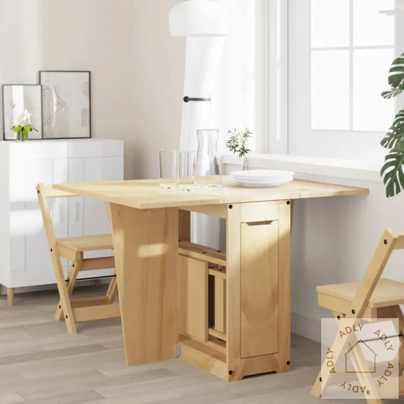 Sommerfugl Spisebord Sammenleggbart Corona Voksbrun Heltre Furu