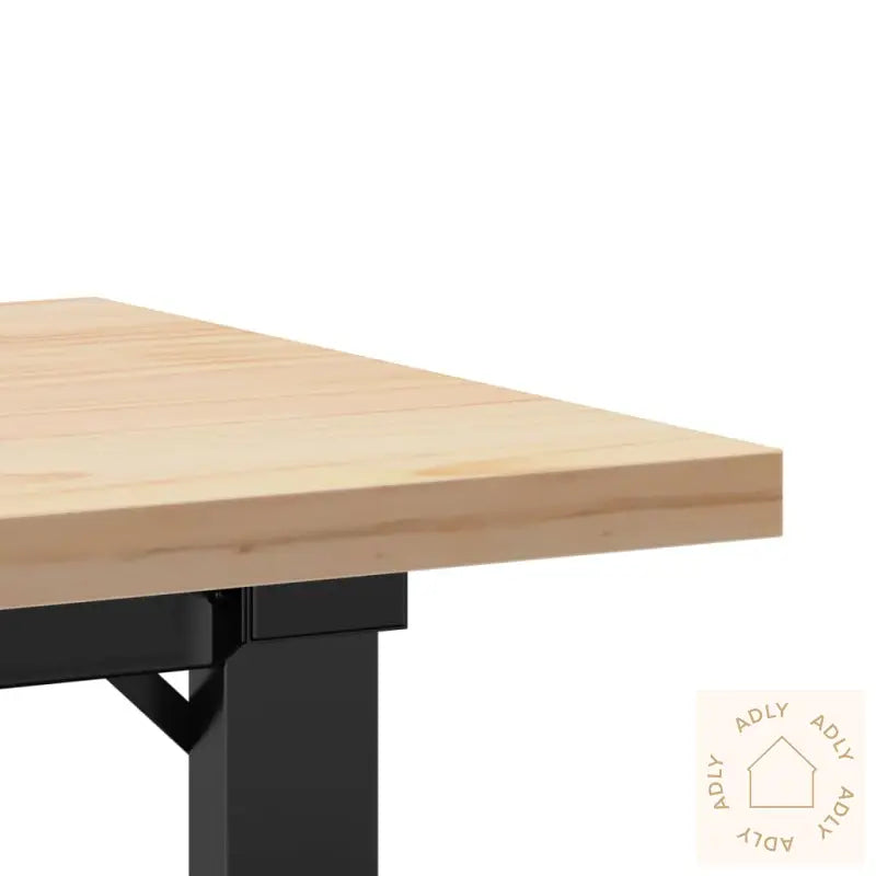Salongbord O-Ramme 100X50X45,5 Cm Heltre Furu Og Stål