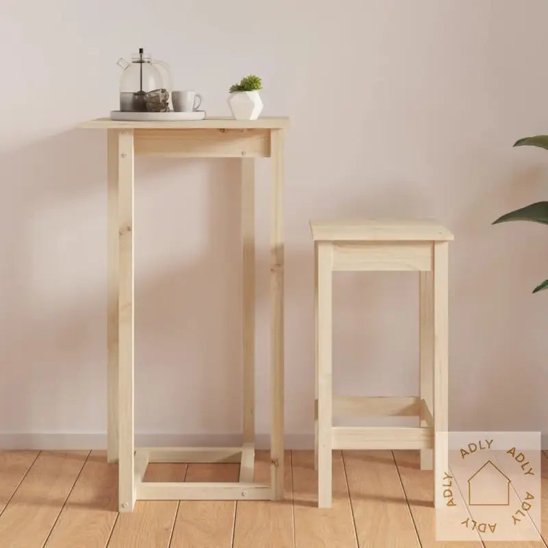 Barbord 60X60X110 Cm Heltre Furu