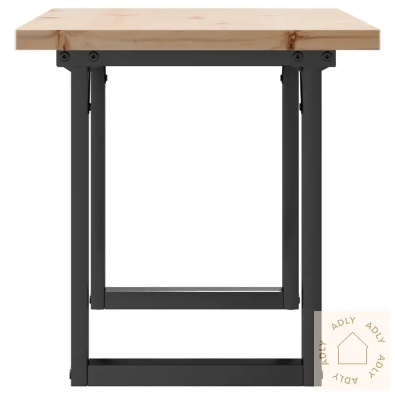 Salongbord O-Ramme 100X50X45,5 Cm Heltre Furu Og Stål