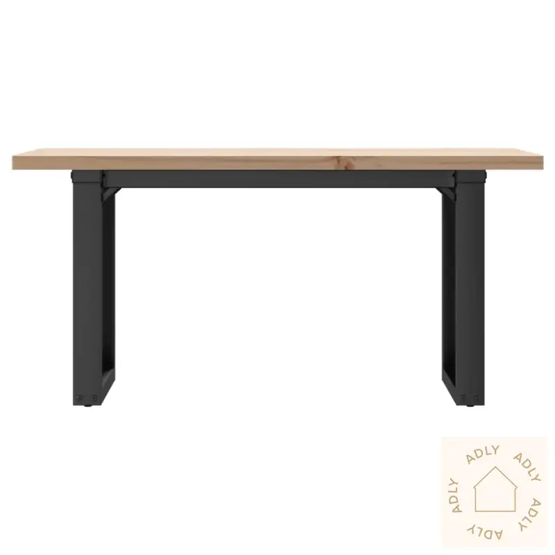 Salongbord O-Ramme 100X50X45,5 Cm Heltre Furu Og Stål