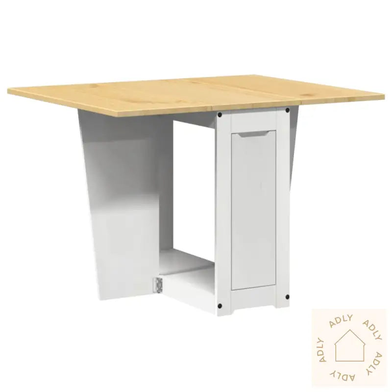 Sommerfugl Spisebord Sammenleggbart Corona Hvit Heltre Furu