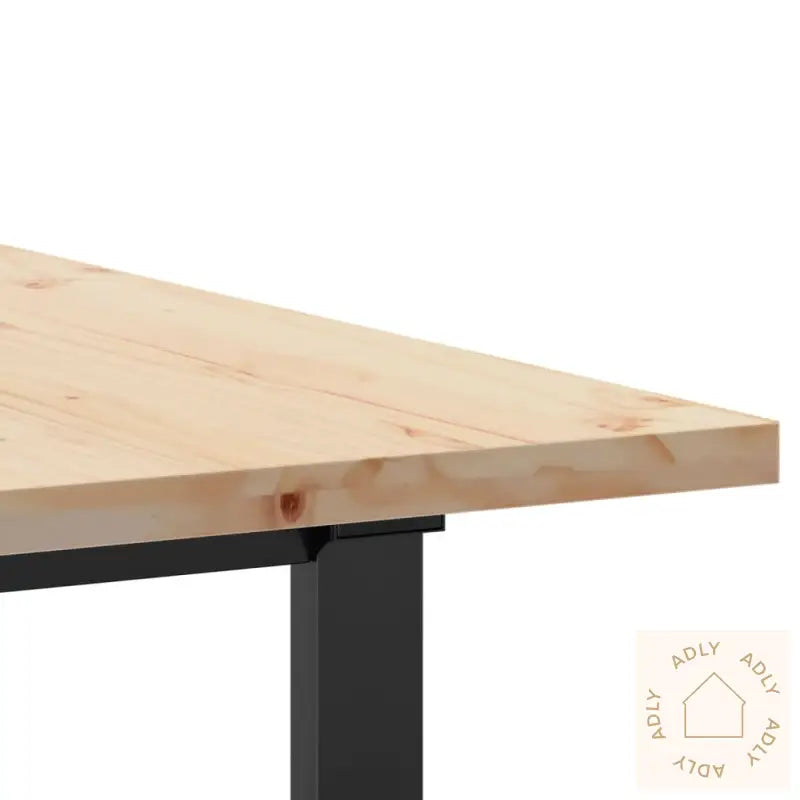 Spisebord O-Ramme 160X80X75,5 Cm Heltre Furu Og Stål