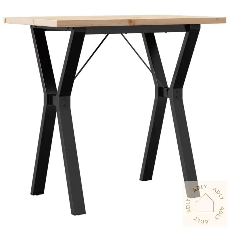 Spisebord Y-Ramme 80X50X75,5 Cm Heltre Furu Og Stål
