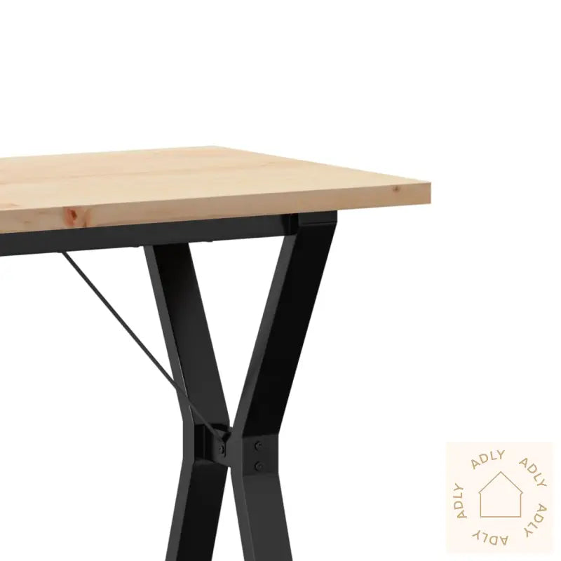 Spisebord Y-Ramme 80X50X75,5 Cm Heltre Furu Og Stål