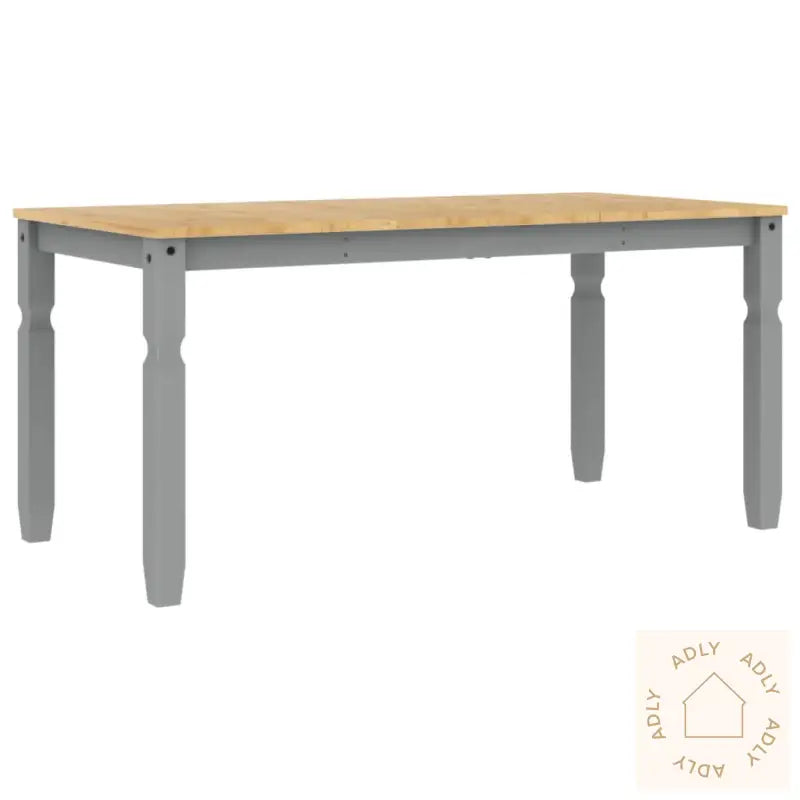 Spisebord Corona Grå 160X80X75 Cm Heltre Furu