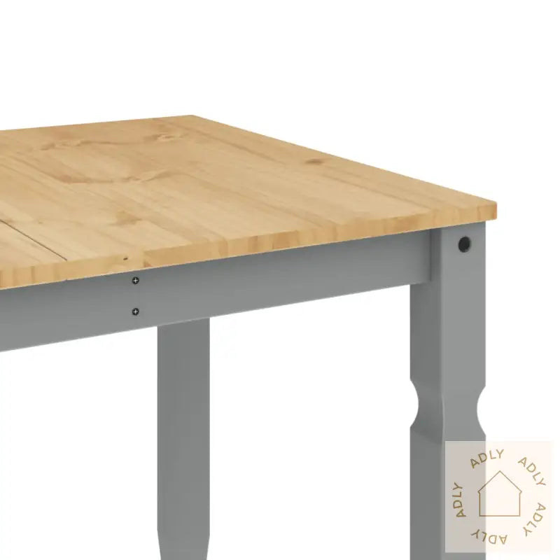 Spisebord Corona Grå 160X80X75 Cm Heltre Furu