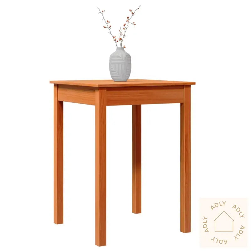 Spisebord Voksbrun 55X55X75 Cm Heltre Furu